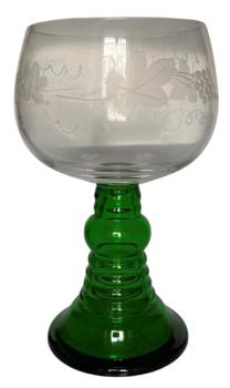 großer Wein-Römer Wein-Pokal mit Schliff Gravur 1 Liter